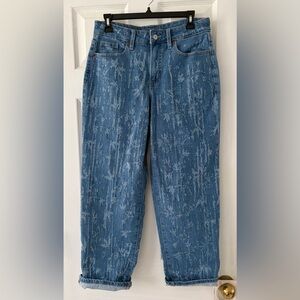 Old Navy Women’s Light Blue Patterned Jeans